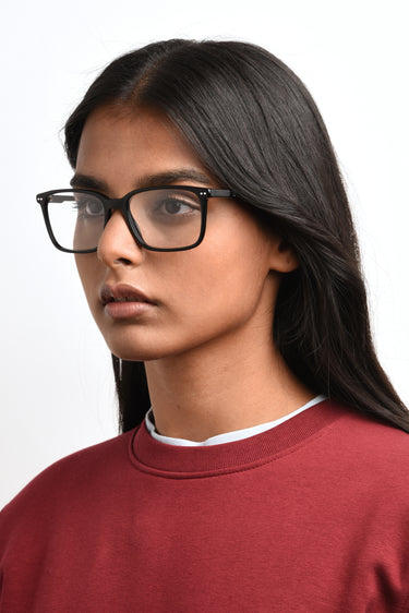 Designer Men Carrera Eyeglasses: Black - SpecSMART Eye Clinic (Diagonal Face View)